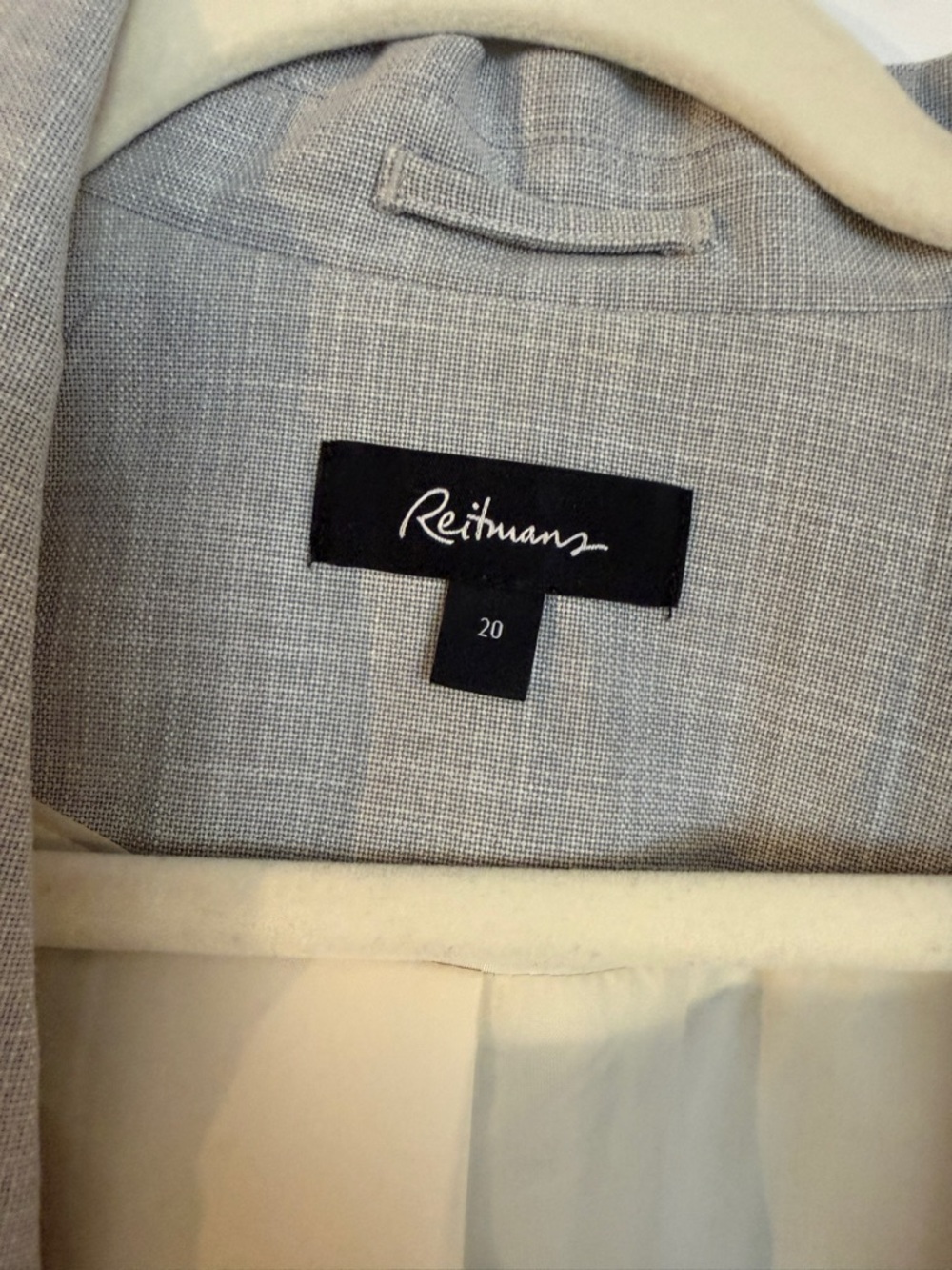 Reitmans Light Gray Women's Blazer
